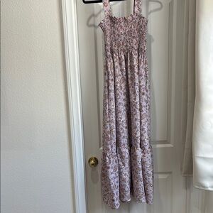 Ellison Floral Purple Maxi Dress